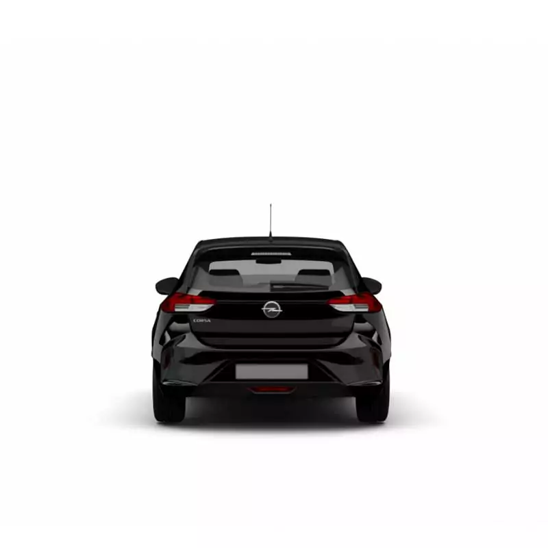 opel-corsa-in-rueckansicht-vor-weissem-hintergrund