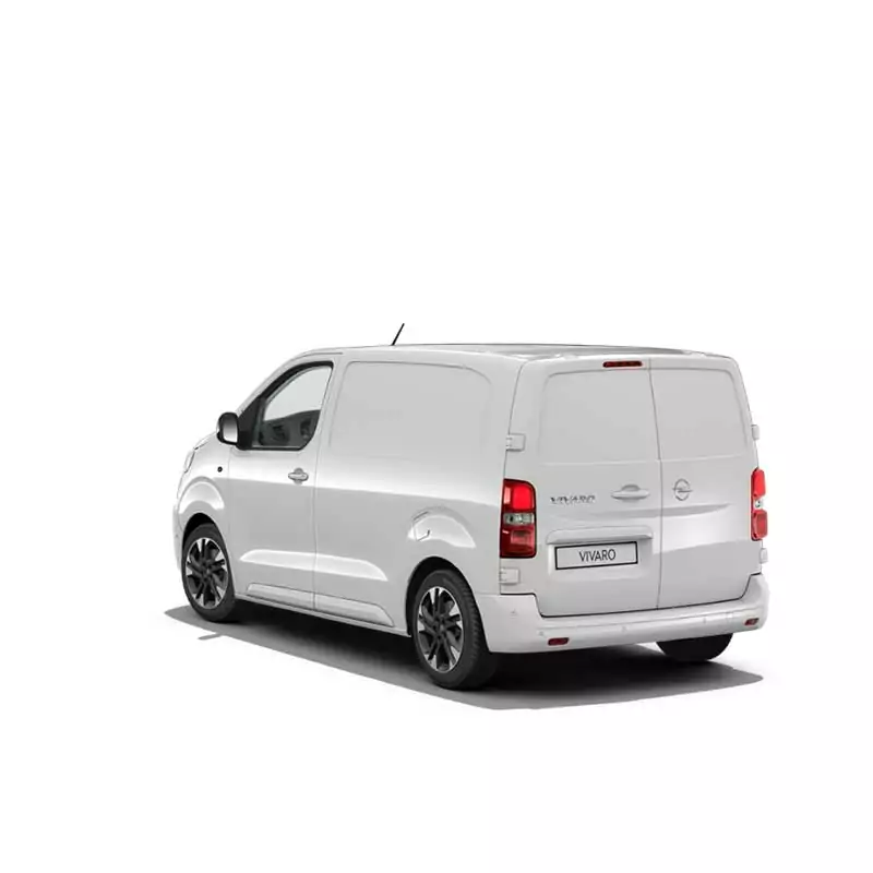 opel-vivaro-e-cargo-vor-wei&szlig;em-hintergrund-ansicht-von-hinten